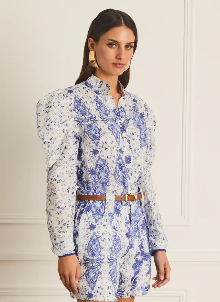 Tops^Aqua Blu Jenny Blouse Willow
