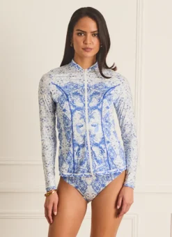 Rash Guards|Tops^Aqua Blu Lyla Rash Guard Willow