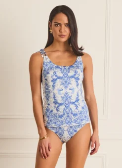 Singlet Tankini|Tops^Aqua Blu Monica Tankini Willow