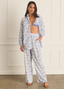 Bottoms^Aqua Blu Resort Pants Willow