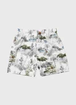 Shop Infants (00-2)|Boardshorts^Aqua Blu Lycra Boardshorts Woodland