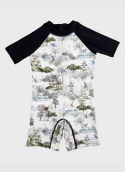 Shop Infants (00-2)|Sunsuits^Aqua Blu Sunsuit Woodland