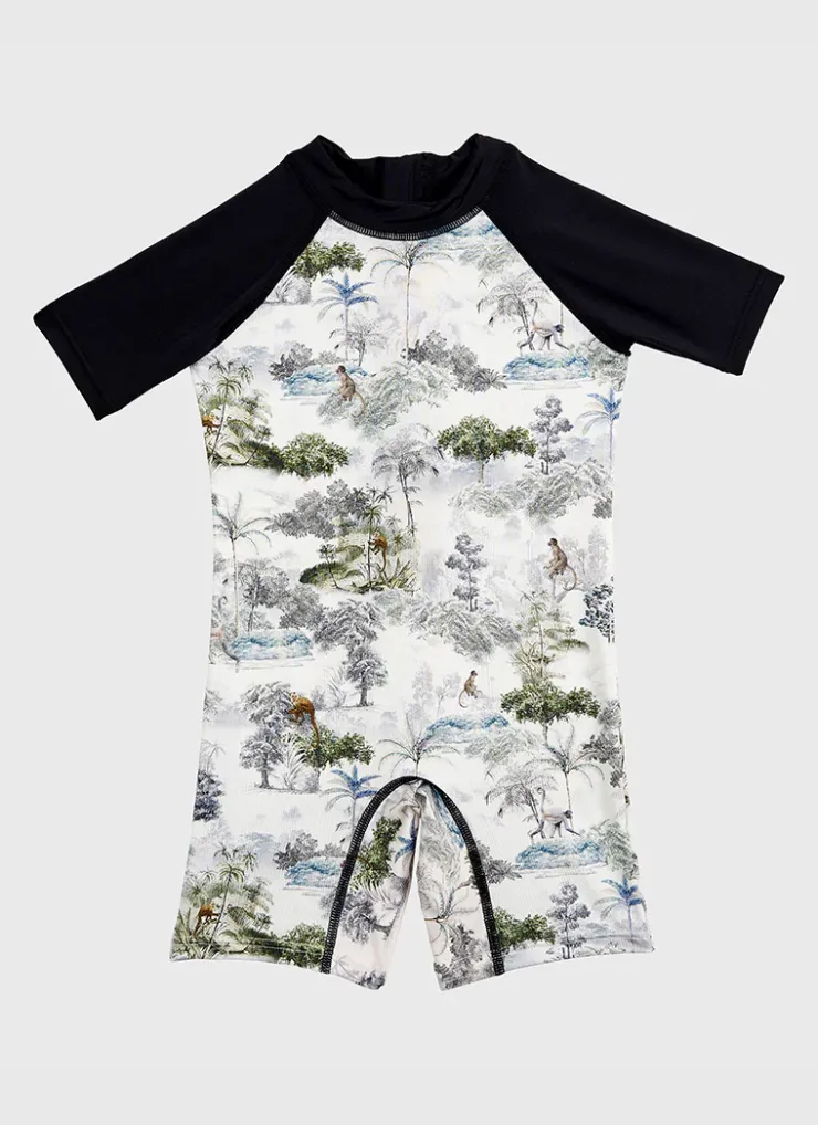 Shop Infants (00-2)|Sunsuits^Aqua Blu Sunsuit Woodland