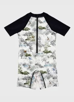 Shop Infants (00-2)|Sunsuits^Aqua Blu Sunsuit Woodland